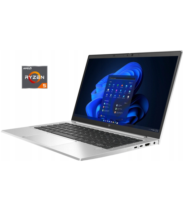 Ультрабук HP EliteBook 835 G8 / 13.3 &quot; (1920x1080) IPS / AMD Ryzen 5 Pro 5650u (6 (12) ядер по 2.3 - 4.2 GHz) / 16 GB DDR4 / 256 GB SSD M. 2 / AMD Radeon Vega Graphics / WebCam / Win 11 Pro - 1