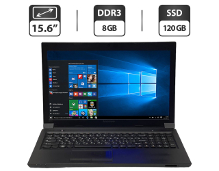 БУ Ноутбук Б-клас Lenovo B570e / 15.6&quot; (1366x768) TN / Intel Core i5 - 2540M (2 (4) ядра по 2.6-3.3 GHz) / 8 GB DDR3 / 120 GB SSD / Intel HD Graphics 3000 / WebCam / Windows 10 Pro из Европы в Одесі