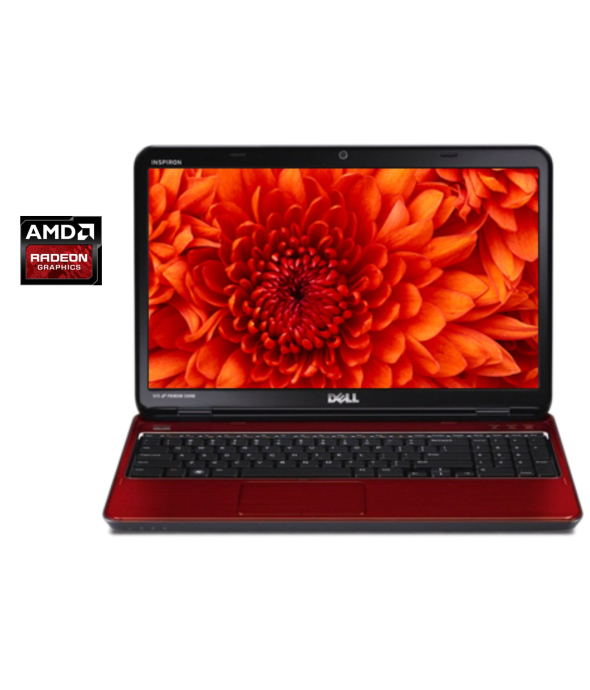 Ноутбук Б-клас Dell Inspiron N5110 Red / 15.6&quot; (1366x768) TN / Intel Pentium B960 (2 ядра по 2.2 GHz) / 4 GB DDR3 / 500 Gb HDD / AMD Radeon HD 6470M, 512 MB DDR3, 64-bit / WebCam / DVD-RW - 1