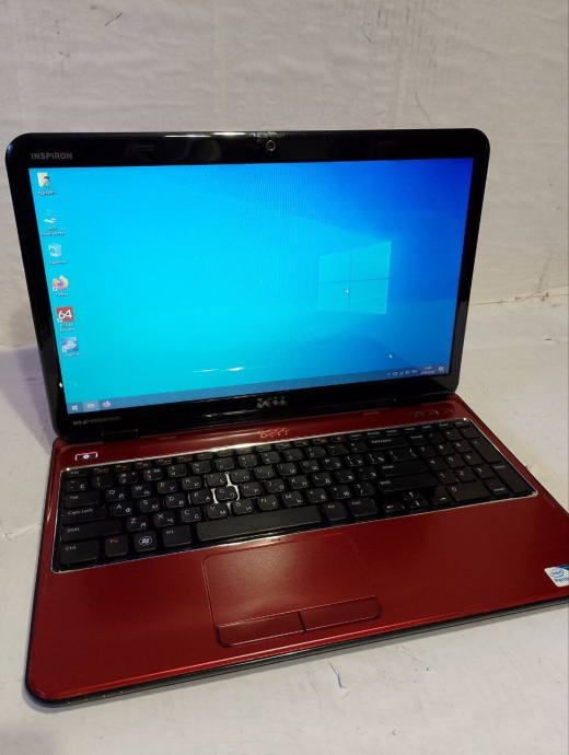 Ноутбук Б-клас Dell Inspiron N5110 Red / 15.6&quot; (1366x768) TN / Intel Pentium B960 (2 ядра по 2.2 GHz) / 4 GB DDR3 / 500 Gb HDD / AMD Radeon HD 6470M, 512 MB DDR3, 64-bit / WebCam / DVD-RW - 2