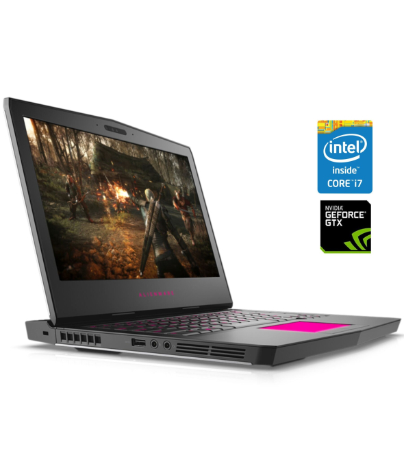 Ігровий ноутбук Dell Alienware 13 R3/ 13.3 &quot; (1920x1080) IPS / Intel Core i7-7700HQ (4 (8) ядра по 2.8 - 3.8 GHz) / 16 GB DDR4 / 512 GB SSD / nVidia GeForce GTX 1060, 6 GB GDDR5, 192-bit / WebCam - 1