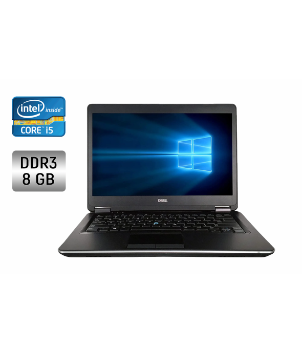 Ультрабук Dell Latitude E7240 / 12.5&quot; (1366x768) TN / Intel Core i5-4310U (2 (4) ядра по 2.0 - 3.0 GHz) / 8 GB DDR3 / 256 GB SSD / Intel HD Graphics 4400 / WebCam / Windows 10 - 1