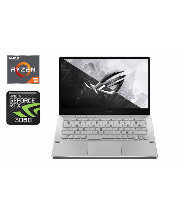 Ігровий ноутбук Asus Ga401q/ 14 &quot; (1920x1080) IPS / AMD Ryzen 9 5900HS (8 (16) ядер по 3.0 - 4.6 GHz) / 16 GB DDR4 / 1000 GB SSD / nVidia GeForce RTX 3060, 6 GB GDDR6, 192-bit / WebCam / Windows 10 Home - 1