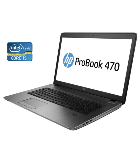 Ноутбук HP ProBook 470 G2 / 17.3&quot; (1920x1080) TN / Intel Core i7-4510U (2 (4) ядра по 2.0 - 3.1 GHz) / 8 GB DDR3 / 256 GB SSD / AMD Radeon R5 M255, 1 GB DDR3, 128-bit / WebCam / Win 10 Pro - 1