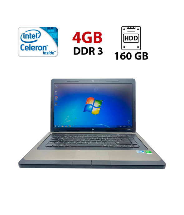 Ноутбук HP 630 / 15.6&quot; (1366x768) TN / Intel Celeron B800 (2 ядра по 1.5 GHz) / 4 GB DDR3 / 160 GB HDD / Intel HD Graphics / WebCam - 1