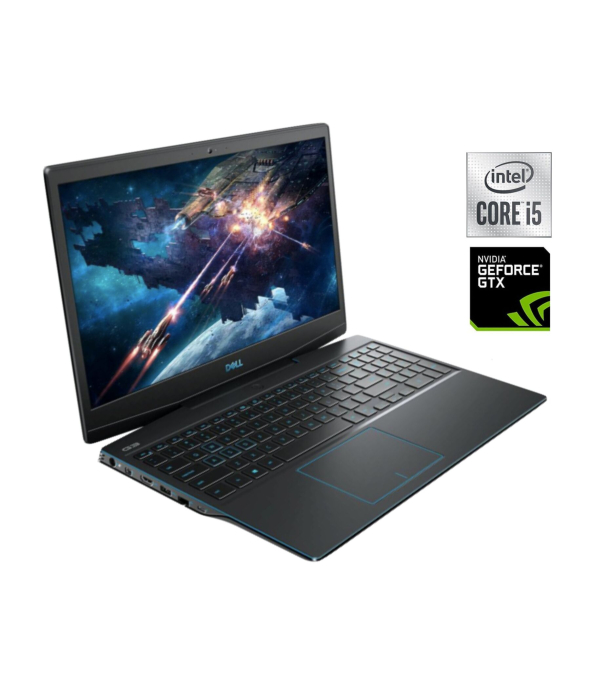 Ігровий ноутбук Б-клас Dell G3 3500 / 15.6 &quot; (1920x1080) IPS / Intel Core i5-10300h (4 (8) ядра по 2.5-4.5 GHz) / 16 GB DDR4 / 480 GB SSD / nVidia GeForce GTX 1650, 4 GB GDDR5, 128-bit - 1