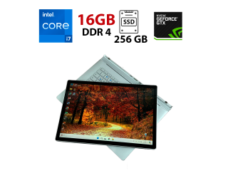 БУ Ігровий ноутбук Microsoft Surface Book 2 / 15.6&quot; (3840х2160) IPS Touch / Intel Core i7-8650U (4 (8) ядра по 1.9 - 4.2 GHz) / 16 GB DDR4 / 256 GB SSD / nVidia GeForce GTX 1060, 6 GB GDDR5, 192-bit / WebCam из Европы в Одесі