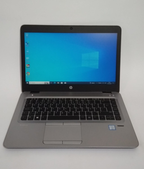 Ноутбук HP EliteBook 840 G4 / 14&quot; (1920x1080) TN / Intel Core i7-7600U (2 (4) ядра по 2.8 - 3.9 GHz) / 8 GB DDR4 / 256 GB SSD / Intel HD Graphics 620 / WebCam / Win 10 Pro - 2