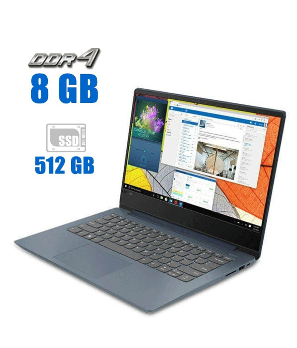 Ноутбук Lenovo IdeaPad 330S-15IKB / 15.6&quot; (1366x768) TN / Intel Core i3 - 8130U (2 (4) ядра по 2.2-3.4 GHz) / 8 GB DDR4 / 512 GB SSD M. 2 / Intel UHD Graphics 620 / WebCam / Win 10 Home - 1