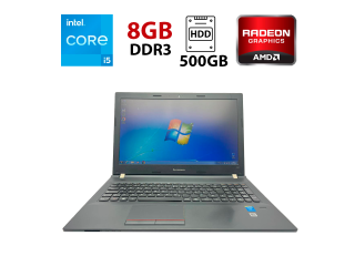 БУ Ноутбук Б-клас Lenovo E50-80 / 15.6&quot; (1366x768) TN / Intel Core i5 - 2430M (2 (4) ядра по 2.4-3.0 GHz) / 8 GB DDR3 / 500 Gb HDD / AMD Radeon R5 M330, 2 GB GDDR3, 64-bit / WebCam из Европы в Одесі