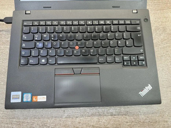 Ноутбук Lenovo ThinkPad L460 / 14&quot; (1920x1080) IPS / Intel Core i5-6300U (2 (4) ядра по 2.4 - 3.0 GHz) / 8 GB DDR3 / 128 GB SSD / Intel HD Graphics 520 / WebCam - 3