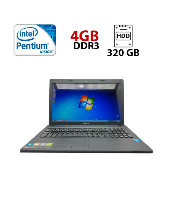 Ноутбук Lenovo G500 / 15.6&quot; (1366x768) TN / Intel Pentium 2020M (2 ядра по 2.4 GHz) / 4 GB DDR3 / 320 GB HDD / Intel HD Graphics 2500 / WebCam - 1