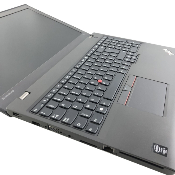 Ноутбук Lenovo ThinkPad T550 / 15.6&quot; (1366x768) TN / Intel Core i5-5200U (2 (4) ядра по 2.2 - 2.7 GHz) / 4 GB DDR3 / 500 Gb HDD / Intel HD Graphics 5500 / WebCam - 3