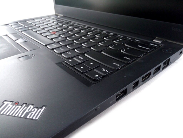 Ультрабук Lenovo ThinkPad T460s / 14&quot; (1920x1080) IPS / Intel Core i5-6200U (2 (4) ядра по 2.3 - 2.8 GHz) / 8 GB DDR4 / 120 GB SSD / Intel HD Graphics 520 / WebCam - 3