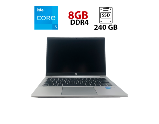 БУ Ультрабук HP EliteBook 430 G8 / 13.3&quot; (1920x1080) IPS / Intel Core i5-1135G7 (4 (8) ядра по 2.4 - 4.2 GHz) / 16 GB DDR4 / 240 GB SSD / Intel Iris Xe Graphics / WebCam из Европы