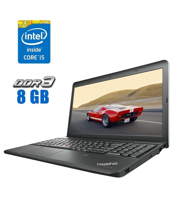 Ноутбук Б-класс Lenovo ThinkPad E531 / 15.6&quot; (1366x768) TN / Intel Core i5-3230M (2 (4) ядра по 2.6 - 3.2 GHz) / 8 GB DDR3 / 250 GB SSD / Intel HD Graphics 4000 / WebCam - 1