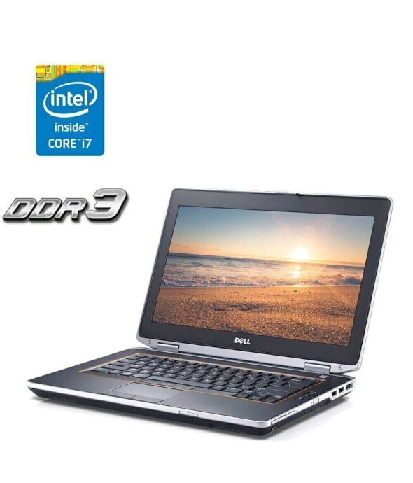 Ноутбук Dell Latitude E6420 / 14&quot; (1600x900) TN / Intel Core i7-2640M (2 (4) ядра по 2.8 - 3.5 GHz) / 8 GB DDR3 / 480 GB SSD / Intel HD Graphics 3000 / WebCam - 1