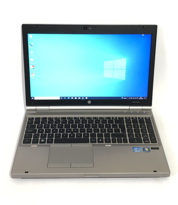 Ноутбук HP EliteBook 8560p / 15.6&quot; (1600x900) TN / Intel Core i5-2520M (2 (4) ядра по 2.5 - 3.2 GHz) / 8 GB DDR3 / 500 GB HDD / AMD Radeon HD 6470M, 1 GB DDR3, 64-bit / WebCam / DVD-ROM / Win 10 Pro - 2