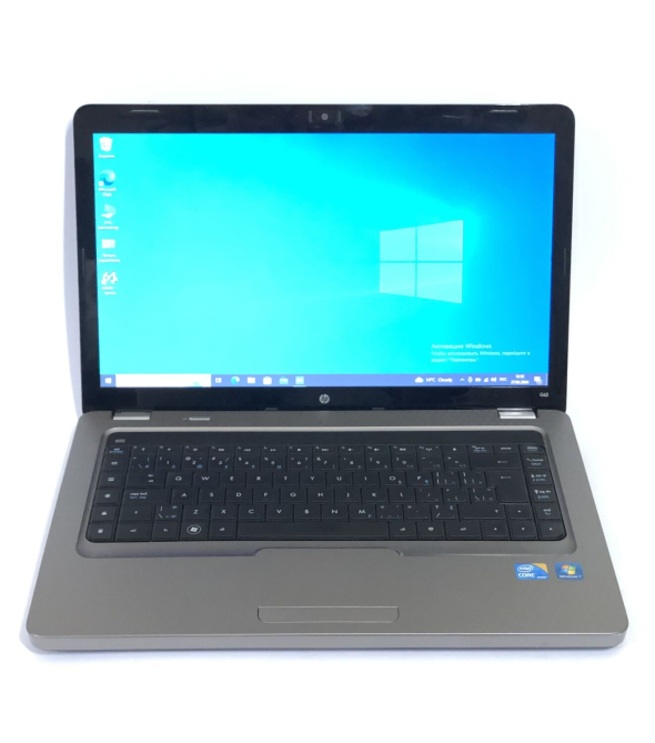Ноутбук HP Compaq G62 Brown / 15.6&quot; (1366x768) TN / Intel Core i3-330M (2 (4) ядра по 2.13 GHz) / 4 GB DDR3 / 500 GB HDD / Intel HD Graphics / WebCam / DVD-ROM - 2
