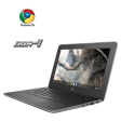 Нетбук HP ChromeBook 11 G7 EE / 11.6" (1366x768) TN / Intel Celeron N4000 (2 ядра по 1.1 - 2.6 GHz) / 4 GB DDR4 / 8 GB eMMC / Intel UHD Graphics 600 / WebCam / ChromeOS - 1