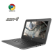 Нетбук HP ChromeBook 11 G7 EE / 11.6" (1366x768) TN / Intel Celeron N4000 (2 ядра по 1.1 - 2.6 GHz) / 4 GB DDR4 / 8 GB eMMC / Intel UHD Graphics 600 / WebCam / ChromeOS