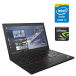Ноутбук Б-клас Lenovo ThinkPad T560 / 15.6" (1920x1080) IPS / Intel Core i7 - 6600U (2 (4) ядра по 2.6-3.4 GHz) / 16 GB DDR3 / 250 GB SSD / nVidia GeForce 940MX, 2 GB GDDR5, 64-bit / WebCam 