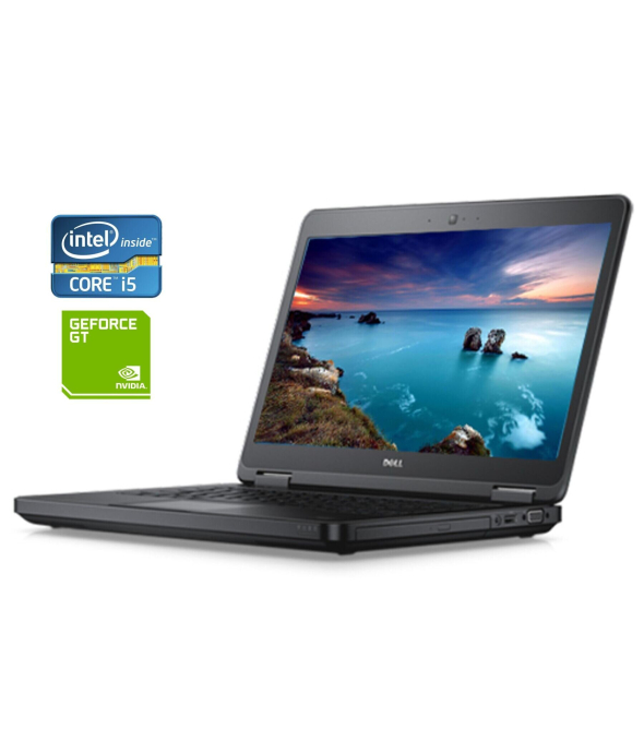 Ноутбук Б-клас Dell Latitude E5540 / 15.6&quot; (1920x1080) TN / Intel Core i7 - 4600U (2 (4) ядра по 2.1-3.3 GHz) / 8 GB DDR3 / 256 GB SSD + 320 HDD / nVidia GeForce GT 720M, 2 GB DDR3, 64-bit / WebCam - 1