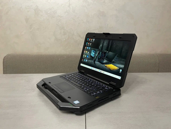 Защищенный ноутбук Dell Latitude 5414 Rugged / 14&quot; (1920x1080) IPS Touch / Intel Core i7-6600U (2 (4) ядра по 2.6 - 3.4 GHz) / 16 GB DDR4 / 256 GB SSD / Intel HD Graphics 520 / WebCam / HDMI - 3