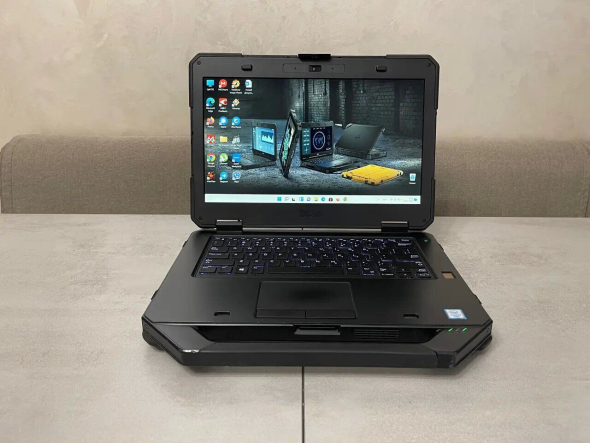 Защищенный ноутбук Dell Latitude 5414 Rugged / 14&quot; (1920x1080) IPS Touch / Intel Core i7-6600U (2 (4) ядра по 2.6 - 3.4 GHz) / 16 GB DDR4 / 256 GB SSD / Intel HD Graphics 520 / WebCam / HDMI - 2