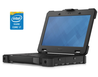 БУ Защищенный ноутбук Dell Latitude 7414 Rugged / 14&quot; (1366x768) TN Touch / Intel Core i7-6600U (2 (4) ядра по 2.6 - 3.4 GHz) / 16 GB DDR4 / 240 GB SSD / Intel HD Graphics 520 / WebCam / Win 10 Pro из Европы