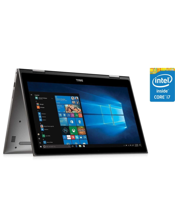 Ноутбук-трансформер Dell Inspiron 15 5579 / 15.6&quot; (1920x1080) IPS Touch / Intel Core i7-8550U (4 (8) ядра по 1.8 - 4.0 GHz) / 16 GB DDR4 / 240 GB SSD / Intel HD Graphics 620 / WebCam / Win 10 Home - 1