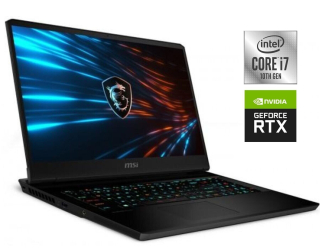 БУ Игровой ноутбук MSI GP66 Leopard 10UG / 15.6" (1920x1080) IPS / Intel Core i7-10875H (8 (16) ядер по 2.3 - 5.1 GHz) / 32 GB DDR4 / 1000 GB SSD / nVidia GeForce RTX 3070, 8 GB GDDR6, 256-bit / WebCam из Европы в Одессе