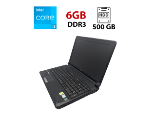 БУ Ноутбук Fujitsu Lifebook A530 / 15" (1366x768) TN / Intel Core i3-370M (2 (4) ядра по 2.4 GHz) / 6 GB DDR3 / 500 GB HDD / Intel HD Graphics / WebCam / АКБ не держит из Европы в Одессе