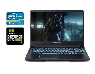 БУ Игровой ноутбук Б-класс Acer Predator PH315-52 / 15.6" (1920x1080) IPS / Intel Core i7-9750H (6 (12) ядер по 2.6 - 4.5 GHz) / 16 GB DDR4 / 480 GB SSD / nVidia GeForce GTX 1660 Ti, 6 GB GDDR6, 192-bit / WebCam / Windows 10 из Европы в Одессе