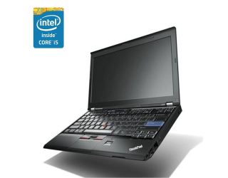БУ Нетбук Lenovo ThinkPad X220 / 12.5&quot; (1366x768) TN  / Intel Core i5-2520M (2 (4) ядра по 2.5 - 3.2 GHz) / 4 GB DDR3 / 320 GB HDD / Intel HD Graphics 3000 / WebCam / АКБ не держит из Европы в Одессе