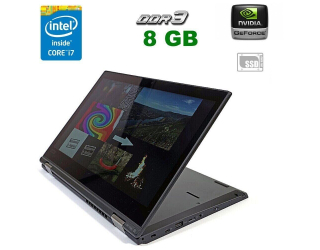 БУ Ноутбук-трансформер Lenovo ThinkPad S5 Yoga 15 / 15.6&quot; (1920x1080) IPS Touch / Intel Core i7-5500U (2 (4) ядра по 2.4 - 3.0 GHz) / 8 GB DDR3 / 256 GB SSD NEW / nVidia GeForce 840M, 2 GB DDR3, 64-bit / WebCam из Европы в Одесі