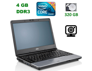 БУ Ноутбук Б-класс Fujitsu LifeBook S762 / 13.3&quot; (1366x768) TN / Intel Core i5-3320M (2 (4) ядра по 2.6 - 3.3 GHz) / 4 GB DDR3 / 320 GB HDD / Intel HD Graphics 4000 / WebCam из Европы в Одессе