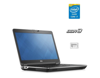 БУ Ноутбук Б-класс Dell Latitude E6440 / 14&quot; (1920x1080) IPS / Intel Core i7-4610M (2 (4) ядра по 3.0 - 3.7 GHz) / 4 GB DDR3 / 120 GB SSD / Intel HD Graphics 4600 из Европы в Одессе