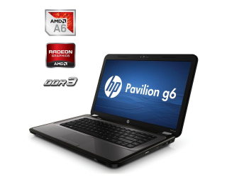 БУ Ноутбук Б-клас HP G6-1325sr / 15.6&quot; (1366x768) TN / AMD A6-3420M (4 ядра по 1.5 -2.4 GHz) / 4 GB DDR3 / 320 GB HDD / AMD Radeon HD 7450M, 1 GB DDR3, 64-bit / WebCam из Европы в Одесі