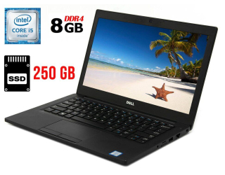 БУ Нетбук Dell Latitude 7280 / 12.5&quot; (1366x768) TN / Intel Core i5-6300U (2 (4) ядра по 2.4 - 3.0 GHz) / 8 GB DDR4 / 250 GB SSD / Intel HD Graphics 520 / WebCam / HDMI / Windows 10 лицензия из Европы в Одессе