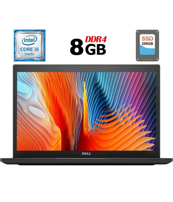 Ультрабук Б-класс Dell Latitude 7480 / 14&quot; (1920x1080) IPS / Intel Core i5-6300U (2 (4) ядра по 2.4 - 3.0 GHz) / 8 GB DDR4 / 256 GB SSD / Intel HD Graphics 520 / HDMI - 1