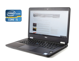 БУ Ультрабук Dell Latitude E5470 / 14&quot; (1920x1080) TN / Intel Core i5-6300HQ (4 ядра по 2.3 - 3.2 GHz) / 8 GB DDR4 / 256 GB SSD / Intel HD Graphics 530 / WebCam  из Европы в Одессе