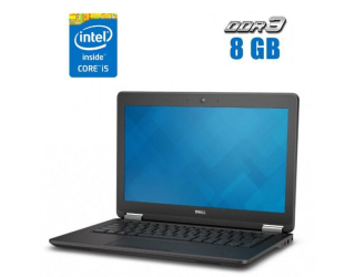 БУ Нетбук Б-клас Dell Latitude E7250 / 12.5&quot; (1366x768) TN / Intel Core i5 - 5300U (2 (4) ядра по 2.3-2.9 GHz) / 8 GB DDR3 / 120 GB SSD / Intel HD Graphics 5500 / WebCam из Европы в Одесі