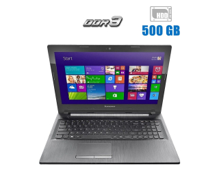 БУ Ноутбук Б-класс Lenovo G50-30 / 15.6&quot; (1366x768) TN / Intel Celeron N2840 (2 ядра по 2.16 - 2.58 GHz) / 4 GB DDR3 / 500 GB HDD / Intel HD Graphics / WebCam из Европы в Одессе