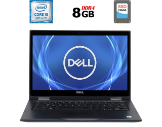 БУ Ноутбук-трансформер Б-класс Dell Latitude 3390 2-in-1 / 13.3&quot; (1920x1080) IPS Touch / Intel Core i5-8250U (4 (8) ядра по 1.6 - 3.4 GHz) / 8 GB DDR4 / 256 GB SSD / Intel UHD Graphics 620 / WebCam / USB 3.1 / HDMI / Windows 10 лицензия из Европы в Одессе