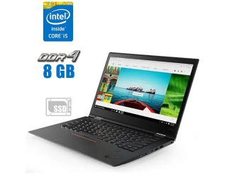 БУ Ультрабук Lenovo ThinkPad X1 Carbon (4th Gen) / 14&quot; (2560x1440) IPS / Intel Core i5-6300U (2 (4) ядра по 2.4 - 3.0 GHz) / 8 GB DDR4 / 256 GB SSD / Intel HD Graphics 520 / WebCam из Европы в Одессе