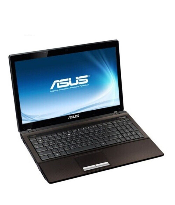 Ноутбук Б-клас Asus K53B / 15.6&quot; (1024x768) TN / AMD E-450 (2 ядра по 1.65 GHz) / 4 GB DDR3 / 120 GB SSD / AMD Radeon HD 6320 Graphics / WebCam - 1