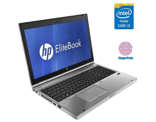 БУ Ноутбук Б-класс HP EliteBook 8560p / 15.6&quot; (1366x768) TN / Intel Core i5-2450M (2 (4) ядра по 2.5 - 3.1 GHz) / 4 GB DDR3 / 320 GB HDD / AMD Radeon HD 7430M, 1 GB DDR3, 64-bit / WebCam из Европы в Одессе