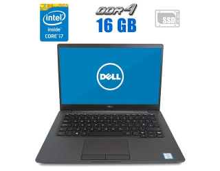 БУ Ноутбук Dell Latitude 7300 / 13.3&quot; (1920x1080) IPS / Intel Core i7-8665U (4 (8) ядра по 1.9 - 4.8 GHz) / 16 GB DDR4 / 240 GB SSD / Intel UHD Graphics 620 / HDMI  из Европы в Одессе