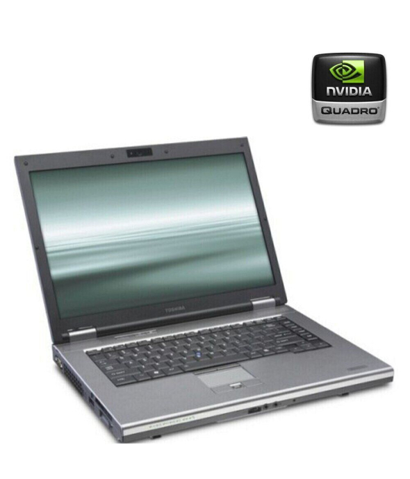 Ноутбук Toshiba Tecra A10 / 15.4&quot; (1280x800) TN / Intel Core 2 Duo T6600 (2 ядра по 2.2 GHz) / 4 GB DDR2 / 160 GB HDD / nVidia Quadro NVS 150M, 256 MB DDR2, 64-bit / WebCam / DVD-ROM - 1